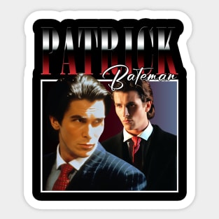 Patrick Bateman in American Psycho Sticker